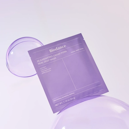 Biodance - Rejuvenating Caviar PDRN Real Deep Mask - Kolagenowa Maska do Twarzy z PDRN - 1szt/34g