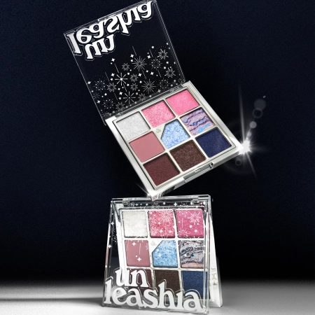 Unleashia - Glitterpedia Eye Palette - Paleta Wegańskich Cieni do Powiek - 8 All of Dancing Swan - 6,6g