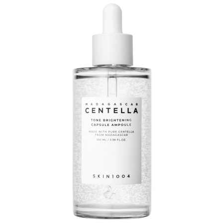 SKIN1004 - Madagascar Centella Tone Brightening Capsule Ampoule - Rozświetlająca Ampułka z Wąkrotą Azjatycką - 100ml