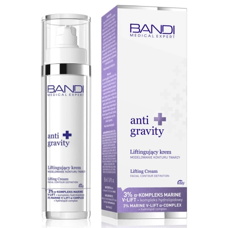 Bandi - Anti Gravity - Liftingujący Krem Modelowanie Konturu Twarzy - 50 ml 