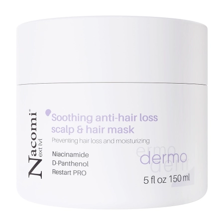 Nacomi - Next Level - Soothing Anti-Hair Loss Scalp & Hair Mask - Maska do Skóry Głowy i Włosów - 150ml
