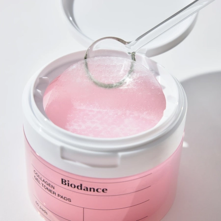 Biodance - Collagen Gel Toner Pads - Ujędrniające Płatki Kolagenowe do Twarzy - 60szt