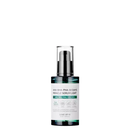 Some by Mi - AHA BHA PHA 30 Days - Miracle Serum Light - Lekkie Serum z Kwasami AHA, BHA, PHA - 50ml