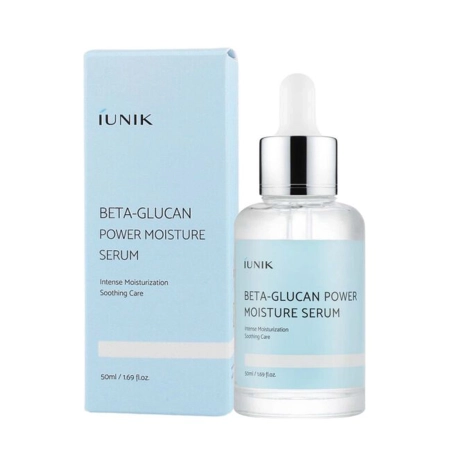 iUNIK - Beta-Glucan Power Moisture Serum - Nawilżająco-Kojące Serum do Twarzy - 50ml