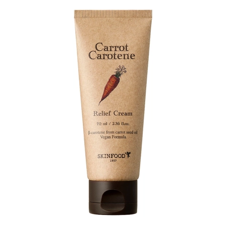 Skinfood - Carrot Carotene Relief Cream - Kojący Krem do Twarzy z Ekstraktem z Korzenia Marchwi - 70ml