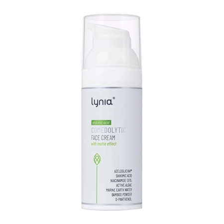 Lynia - Matujący Krem Komedolityczny z Kwasem Szikimowym - 50ml