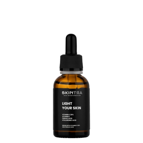 SkinTra - Light Your Skin - Serum z Witaminą C 20% i Kwasem Ferulowym - 30ml