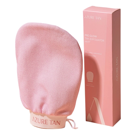 Azure Tan - Pre Glow Tan Exfoliating Mitt - Rękawica Peelingująca - 1szt