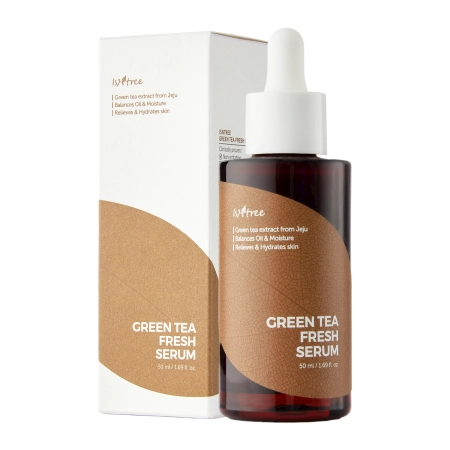 Isntree - Green Tea Fresh Serum - Serum do Twarzy z Ekstraktem z Zielonej Herbaty - 50ml