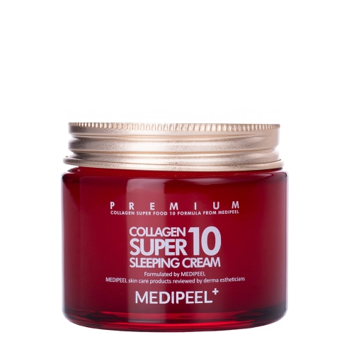 Medi-Peel - Collagen Super10 Sleeping Cream - Przeciwzmarszczkowy Krem do Twarzy z Kolagenem na Noc - 70ml