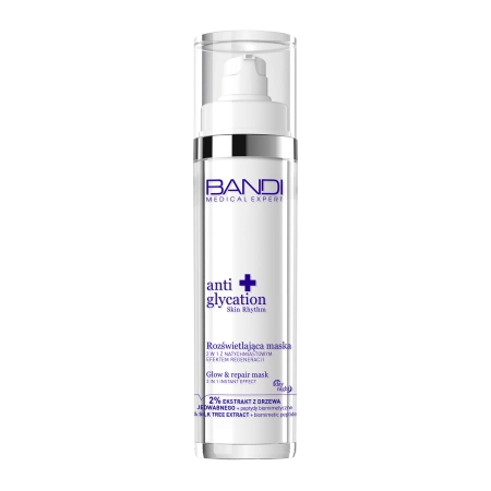 Bandi - Anti Glycation - Rozświetlająca Maska 2w1 z Efektem Glow - 50ml