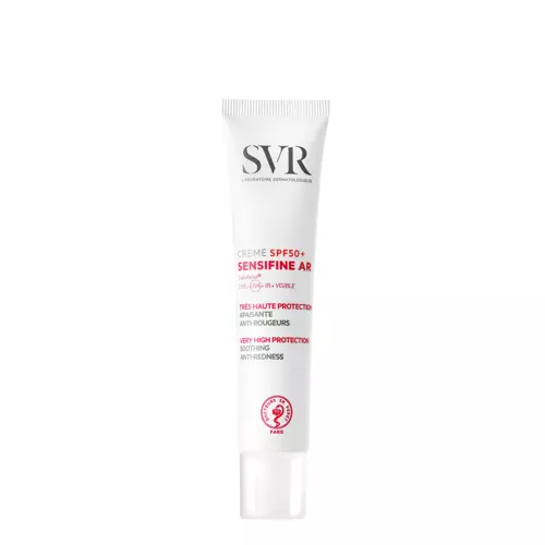 SVR - Sensifine AR Creme SPF50+ - Kojący Krem z Bardzo Wysoką Ochroną Przeciwsłoneczną dla Skóry Naczynkowej - 40ml