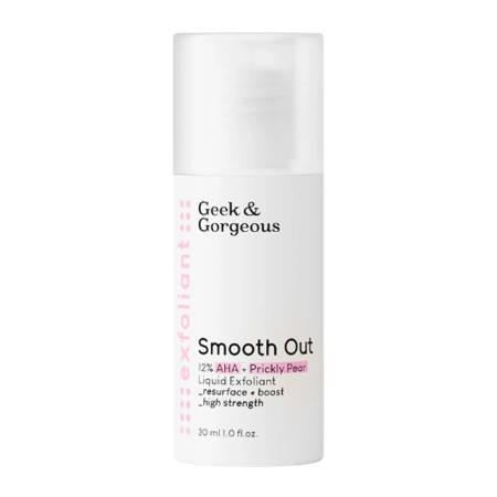 Geek & Gorgeous - Smooth Out - Silny Eksfoliant z 12% Kwasu Glikolowego i Mlekowego - 30ml