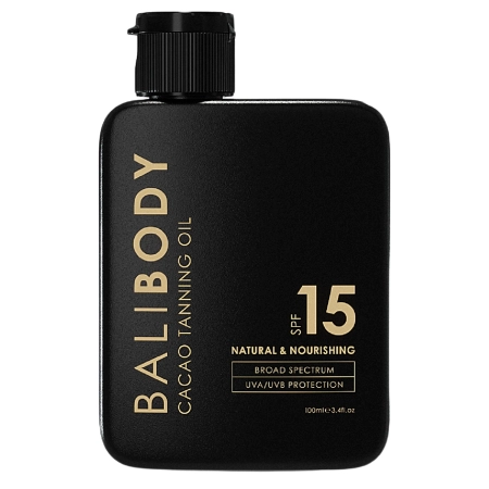 Bali Body - Cacao Tanning Oil SPF15 - Olejek do Opalania z Kakao - 100ml