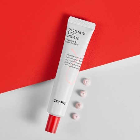 COSRX - AC Collection Ultimate Spot Cream - Punktowy Krem na Zmiany - 30g
