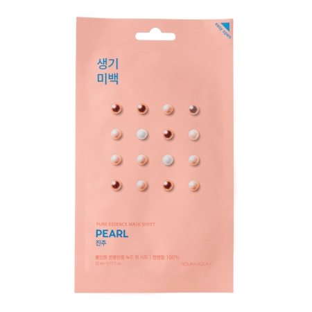 Holika Holika - Pure Essence Mask Sheet Pearl - Rozświetlająca Maska w Płachcie - 23ml