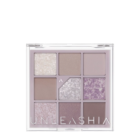 Unleashia - Glitterpedia Eye Palette - Paleta Wegańskich Cieni do Powiek - 4 All of Lavender Fog - 6,6g