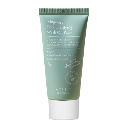 Axis-y - Mugwort Pore Clarifying Wash Off Pack - Oczyszczająca Maska do Twarzy z Bylicą - 50ml