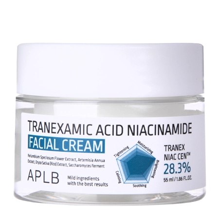 APLB - Tranexamic Acid Niacinamide Facial Cream - Krem do Twarzy z Kwasem Traneksamowym i Niacynamidem - 55ml