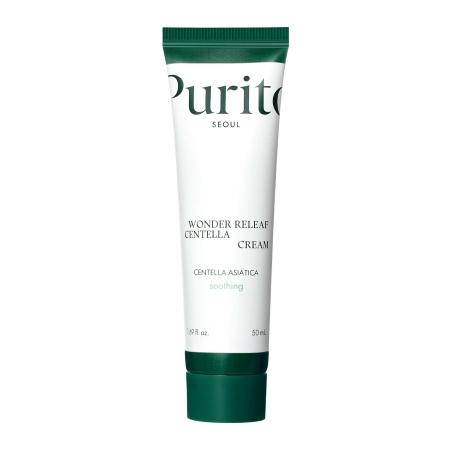 Purito Seoul - Wonder Releaf Centella Cream - Łagodzący Krem z Ekstraktem z Wąkroty Azjatyckiej - 50ml