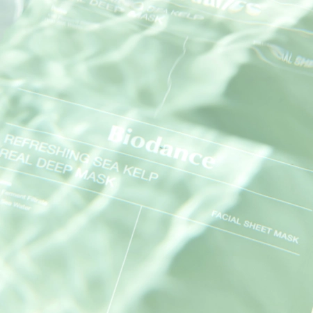Biodance - Refreshing Sea Kelp Real Deep Mask - Kojąco-Nawilżająca Maska do Twarzy - 1szt/34g
