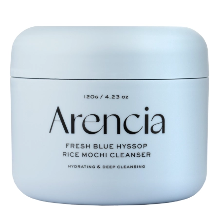 Arencia - Fresh Blue Hyssop Rice Mochi Cleanser - Nawilżająca Pasta do Oczyszczania Twarzy - 120g