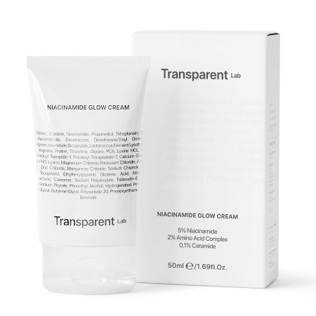 Transparent Lab - Niacinamide Glow Cream - Rozświetlający Krem z Niacynamidem - 50ml