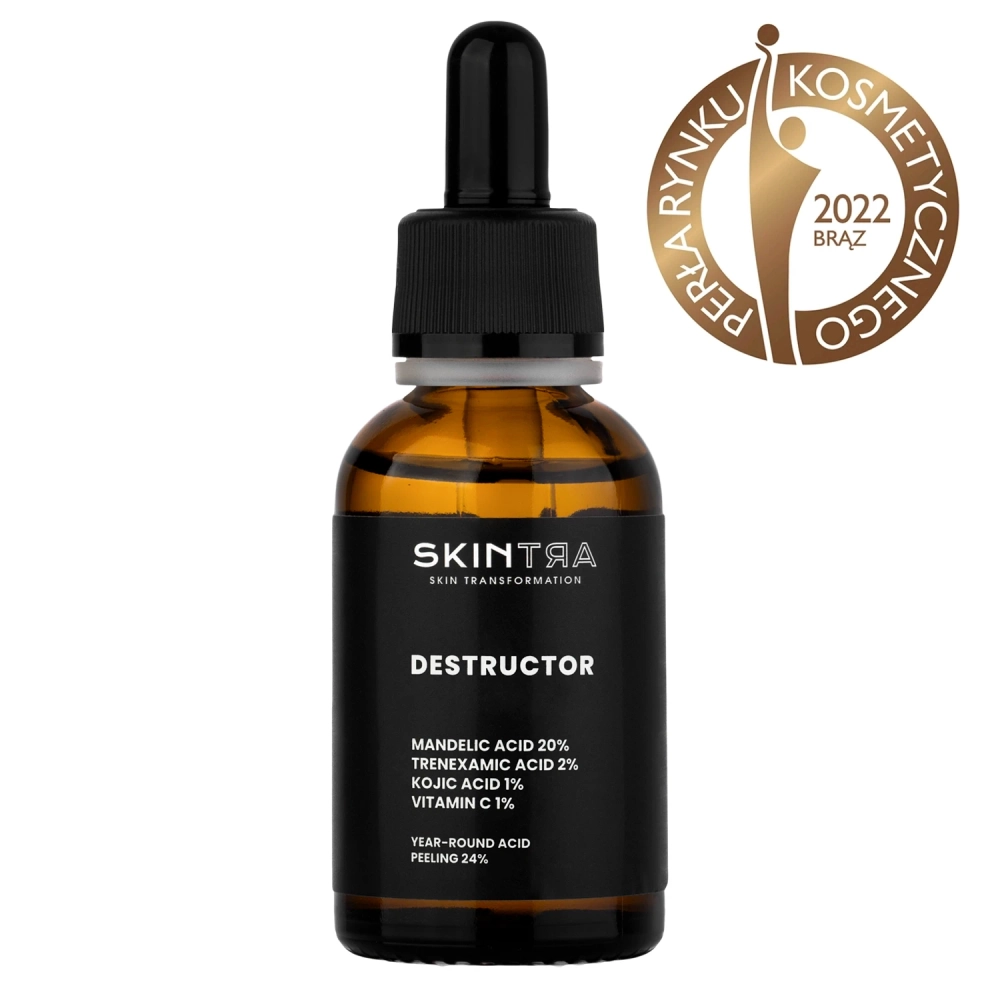SkinTra - Destructor - Całoroczny Peeling Kwasowy 24% - 30ml
