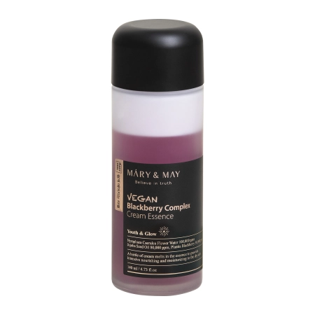 Mary&May - Vegan Blackberry Complex Cream Essence - Wielofunkcyjna Kremowa Esencja - 140ml