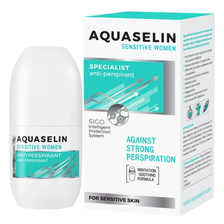 Aquaselin - Sensitive Women - Specjalistyczny Antyperspirant roll-on - 50ml