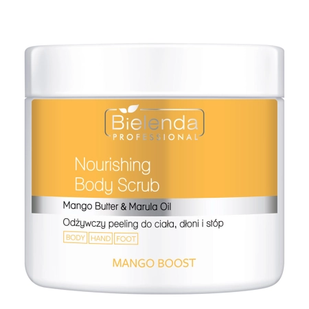  Bielenda Professional - Mango Boost - Odżywczy Peeling do Ciała, Dłoni i Stóp - 550g