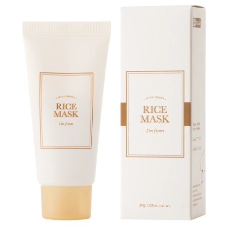 I'm From - Rice Mask Mini - Nawilżająca Maska do Twarzy z Ekstraktem z Ryżu - 30g