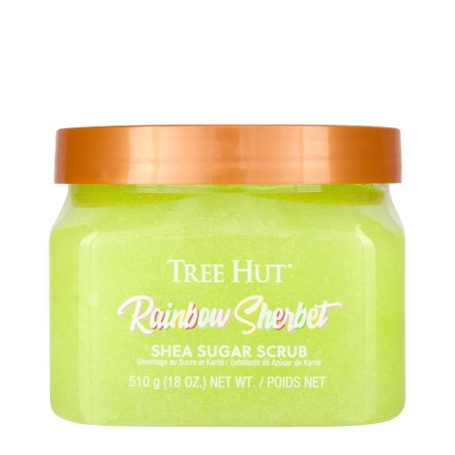 Tree Hut - Shea Sugar Scrub Rainbow Sherbet - Cukrowy Peeling do Ciała Tęczowy Sorbet - 510g