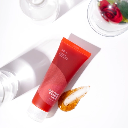 Isntree - Real Rose Calming Mask - Łagodząca Maska Różana - 100ml OUTLET