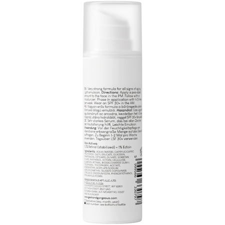 Geek & Gorgeous - A-Game 20 - Przeciwzmarszczkowe Serum z Retinalem 0,2% i Ektoiną - 30ml OUTLET