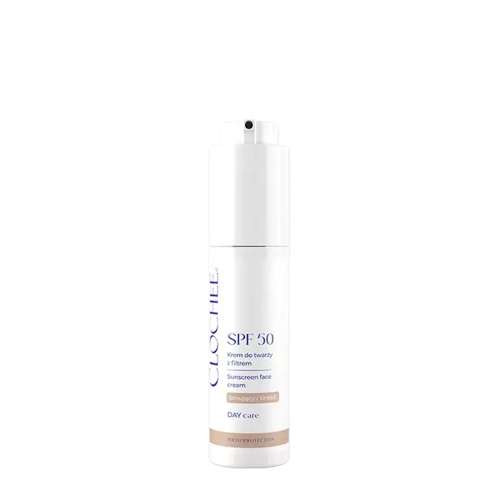 Clochee - Tonujący Krem do Twarzy z Filtrem SPF 50 - 50ml