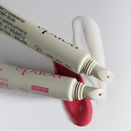 Nerds. - Peptide + Hyaluronic Acid Plumping Lip Treatment NUDE MAUVE - 2% Matrixyl Synthe'6 + 1% Hyacolor - Peptydowe Serum do Ust z Kwasem Hialuronowym w Kolorze Nude Mauve - 10ml