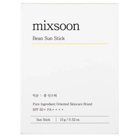 Mixsoon - Bean Sun Stick - Ochronny Sztyft Przeciwsłoneczny z Ekstraktami z Fasoli - 15g