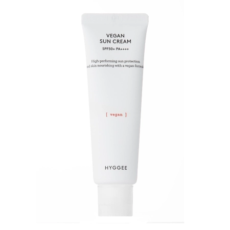 Hyggee - Vegan Sunscreen SPF50+ PA++++ - Nawilżający Krem z Filtrem do Twarzy - 50ml