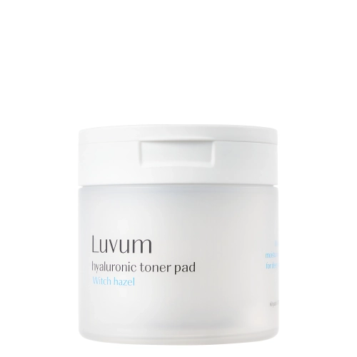 Luvum - Witch Hazel Hyaluronic Toner Pad - Nawilżające Płatki do Twarzy - 60szt/130ml