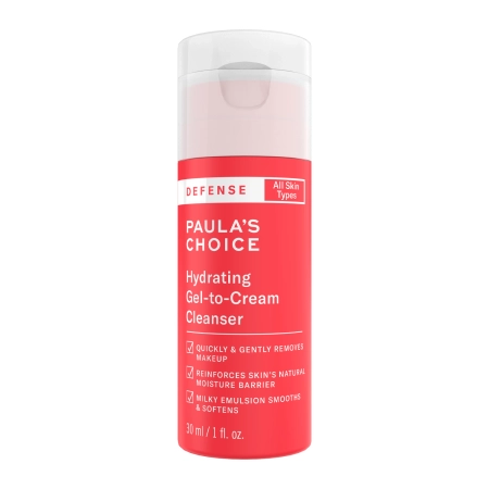 Paula's Choice - Defense - Hydrating Gel-To-Cream Cleanser - Kremowy Żel Myjący - 30ml