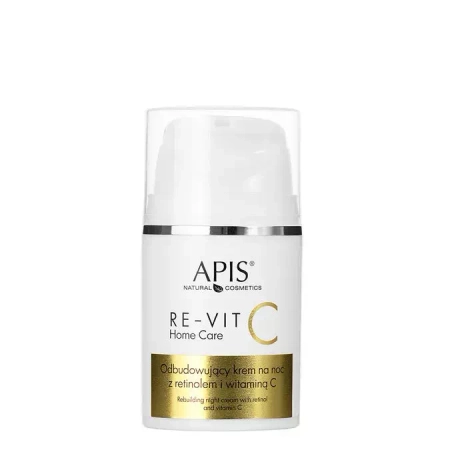 Apis - Re-Vit C Home Care - Rebuilding Night Cream with Retinol and Vitamin C - Krem na Noc z Retinolem i Witaminą C - 50ml