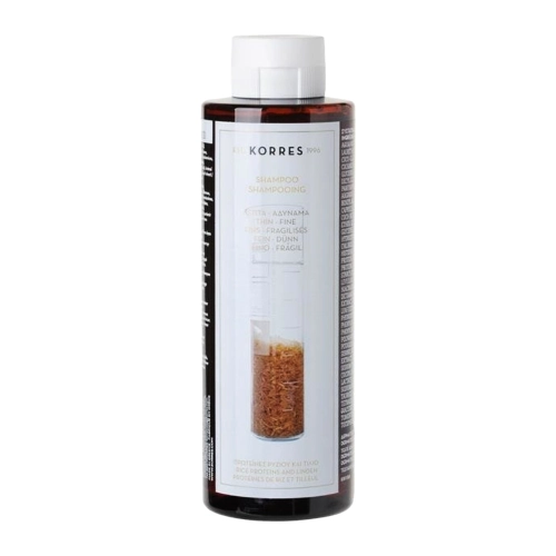 Korres - Rice Proteins and Linden Shampoo - Szampon z Proteinami Ryżu i Wyciągiem z Lipy - 250ml