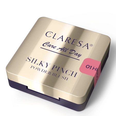 Claresa - Care All Day Silky Pinch Powder Blush - Pudrowy Róż Do Policzków - Hibiscus 01 - 2 g