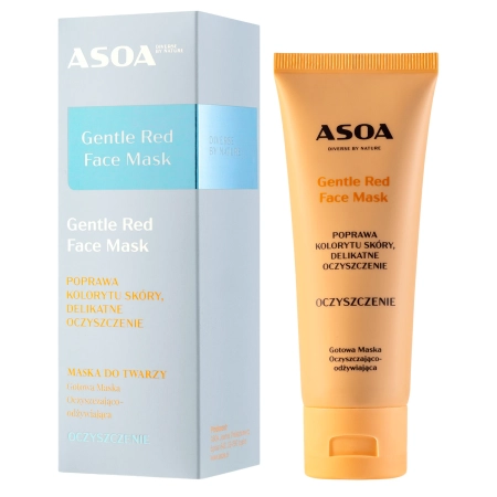 Asoa - Maseczka Do Twarzy - Gentle Red - 75ml