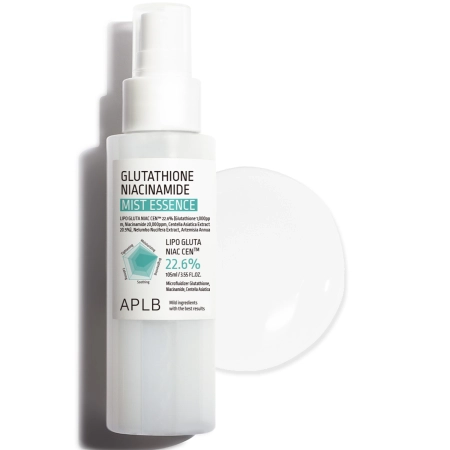 APLB - Glutathione Niacinamide Mist Essence - Rozjaśniająca Esencja do Twarzy w Mgiełce - 105ml