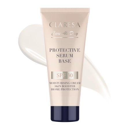 Claresa - Protective Serum Base SPF 30 - Nawilżająca Serum Baza do Twarzy z Filtrem SPF 30 - 30ml