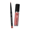 Elever Cosmetics - Matt Lips Duo - Pomadka i Konturówka do Ust - Rose - 7,5g+0,28g