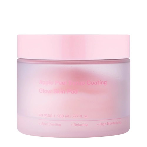 Sungboon Editor - Apple Peel Syrup Coating Glow Skin Pad - Rozświetlające Płatki do Twarzy - 40szt/230ml