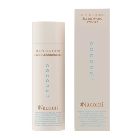 Nacomi - Deep Hydration - Żel do Mycia Twarzy - Coconut - 140ml